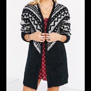 Urban Outfitters Ecote Black Cabin Fever Cardigan